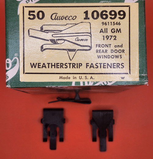 10699 GM WINDOW FELT CLIPS