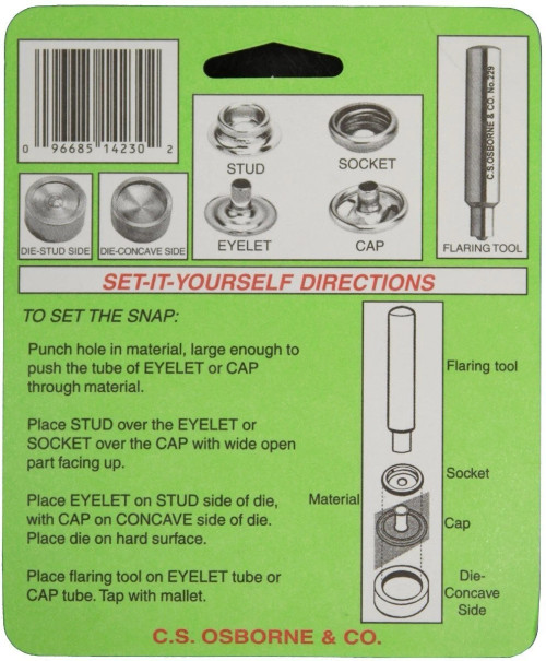 Snap Set Kit #K229-20 - Baby Dot Kit