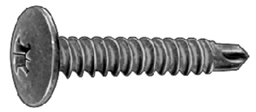 M4.2 - 1.41 x 25mm
(#8 x 1"); 11mm
7/16" O.D Washer Head
Pozi-Drive With Teks Point
Phosphate
100 Per Box
Click Next Image For Screw Detail