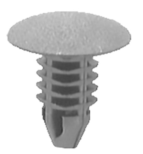 Head Diameter: 12mm
Stem Diameter: 5mm Sq.
Stem Length: 6mm
Toyota 1998 - On 
OEM# 90467-05045-22
Black Nylon
25 Per Box
Click Next Image For Clip Detail