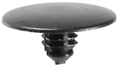 Head Diameter: 20mm
Fits Into 6mm Hole
OEM# Mazda G030-68-885-B-38
OEM# Ford F22Z-16774-A
Black Nylon
25 Per Box
Click Next Image For Clip Detail