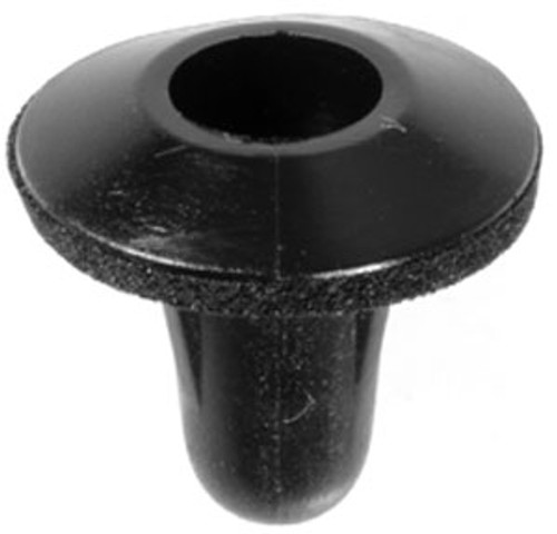 Cowl Top, Quarter Glass, Exterior Trim, Belt Moulding, Trunk Lid & Rear Light Grommet With Sealer
Head Diameter: 17.5mm
Stem Length: 15mm
Fits Into 8mm Hole
Subaru Baja, Forester, Impreza, Legacy, Outback & SVX 1991-2006
OEM# 91167-AA000
Black Nylon
25 Per Box
Click Next Image For Clip Detail