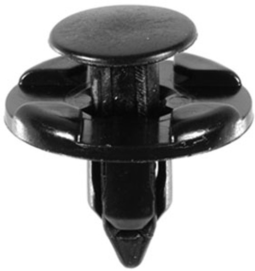 Front Bumper & Quarter Panel Push-Type Retainer
Head Diameter: 20mm
Stem Length: 9mm
Fits Into 7mm Hole
Subaru Impreza, Legacy, Outback & Tribeca 2005-2011
OEM# 90914-0051
Black Nylon
15 Per Box
Click Next Image For Clip Detail