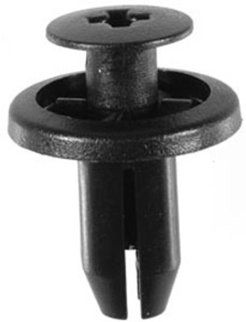 Turn Signal Light & General Purpose Push-Type Retainer
Head Diameter: 16mm
Stem Length: 14mm
Fits Into 7mm Hole
Toyota Tundra 2003-On
OEM# 90080-46294
Black Nylon
10 Per Box
Click Next Image For Clip Detail