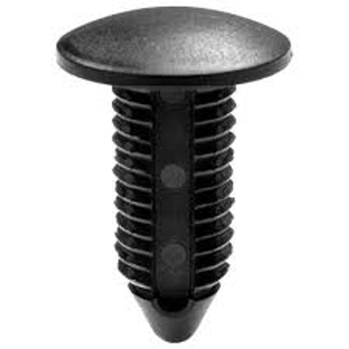 Bumper Fascia Retainer
Head Diameter: 22mm
Stem Length: 28mm
Stem Diameter: 11mm
GM OEM#: 1631564
Ford OEM#: N804379S, W706358-S300
Buick, Cadillac & Olds 1981 - On
Taurus & Sable 1986 - On
Black Nylon
50 Per Box Bumper Fascia Retainer
Head Diameter: 22mm
Stem Length: 28mm
Stem Diameter: 11mm
GM OEM#: 1631564
Ford OEM#: N804379S, W706358-S300
Buick, Cadillac & Olds 1981 - On
Taurus & Sable 1986 - On
Black Nylon
50 Per Box