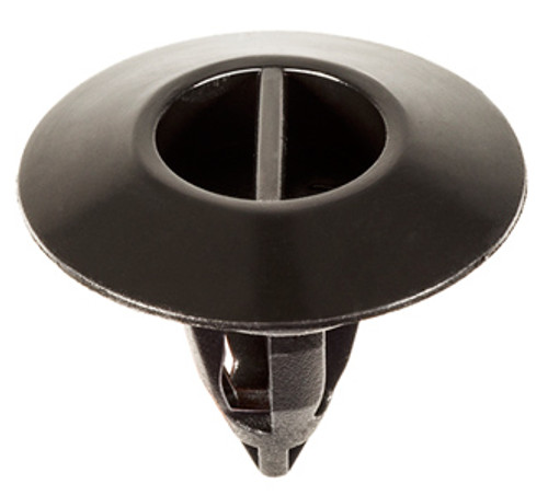 Rocker Panel & Wheel Housing Retainer With Rubber "O" Ring
Black Nylon
Head Diameter: 25mm
Shoulder Diameter: 14mm
Stem Diameter: 9.5mm
Stem Length: 16mm
BMW X Series 2006 - On
OEM# 51-77-7-171-003
25 Per Box