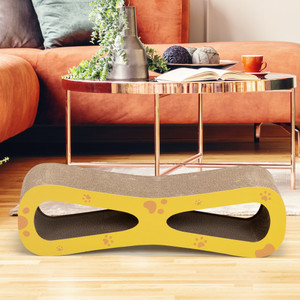 Cat-eyed Cat Scratcher and Lounge, Protect Furniture, Functional---Patterned Cat-eyed Cat Scratcher and Lounge, Protect Furniture, Functional---Patterned