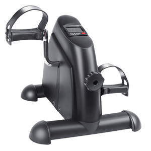 YSSOA Pedal Exercise Bike, Under Desk Bike Pedal Exerciser, Portable Mini Exercise Bike for Arms and Legs Workout, Exercise Peddler with Digital Monitor, Resistance Adjustable, Lightweight Size