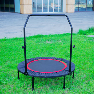 40 Inch Mini Exercise Trampoline for Adults or Kids Indoor Fitness Rebounder Trampoline with Safety Pad Max. Load 300LBS 40 Inch Mini Exercise Trampoline for Adults or Kids Indoor Fitness Rebounder Trampoline with Safety Pad Max. Load 300LBS