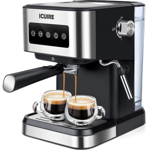 Espresso Machine with Milk Frother, 20 Bar Pump Pressure Coffee Machine, 1.5L/50oz Removable Water Tank, 1050W Semi-Automatic Espresso/Latte/Cappuccino Machines for Home Barista, Office Espresso Machine with Milk Frother, 20 Bar Pump Pressure Coffee Machine, 1.5L/50oz Removable Water Tank, 1050W Semi-Automatic Espresso/Latte/Cappuccino Machines for Home Barista, Office