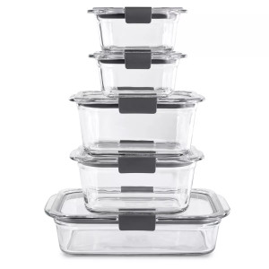 10pc Brilliance Glass Food Storage Set 10pc Brilliance Glass Food Storage Set