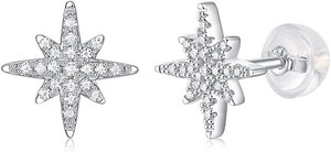 925 Sterling Silver Earrings Moissanite Earrings Jewelry Star Stud Earrings Handmade Earrings For Women Jewelry Gift For Her 925 Sterling Silver Earrings Moissanite Earrings Jewelry Star Stud Earrings Handmade Earrings For Women Jewelry Gift For Her