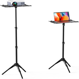 Projector Stand Tripod from 14.5'' to 39.4''; Laptop Tripod Stand Height Adjustable for Home Cinema; Office Projector Stand Tripod from 14.5'' to 39.4''; Laptop Tripod Stand Height Adjustable for Home Cinema; Office