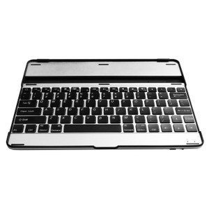 Silver and black aluminum alloy Wireless keyboard tablet cover Silver and black aluminum alloy Wireless keyboard tablet cover