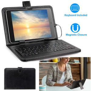 7.9in Protective Keyboard Case w/ Keyboard PU Leather Back Stand Tablet Cover via USB 2.0 Cable 7.9in Protective Keyboard Case w/ Keyboard PU Leather Back Stand Tablet Cover via USB 2.0 Cable