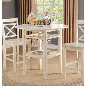 Tartys Counter Height Table in Cream YJ Tartys Counter Height Table in Cream YJ