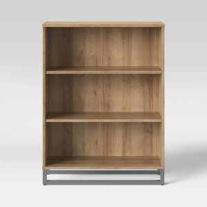 Mixed Material 3 Shelf Bookcase Mixed Material 3 Shelf Bookcase