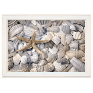 Trendy Decor 4U "Starfish & Seashells" Framed Wall Art, Modern Home Decor Framed Print for Living Room, Bedroom & Farmhouse Wall Decoration by Lori Deiter Trendy Decor 4U "Starfish & Seashells" Framed Wall Art, Modern Home Decor Framed Print for Living Room, Bedroom & Farmhouse Wall Decoration by Lori Deiter