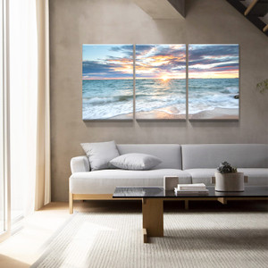 3 panels Framed Canvas Wall Art Decor,3 Pieces Sea Wave Painting Decoration Painting for Chrismas Gift, Office,Dining room,Living room, Bathroom, Bedroom Decor-Ready to Hang 3 panels Framed Canvas Wall Art Decor,3 Pieces Sea Wave Painting Decoration Painting for Chrismas Gift, Office,Dining room,Living room, Bathroom, Bedroom Decor-Ready to Hang