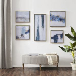 Abstract 5-piece Gallery Framed Canvas Wall Art Set Abstract 5-piece Gallery Framed Canvas Wall Art Set