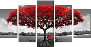 Canvas Wall Art Red Tree Picture Prints on Canvas Landscape Painting Modern Giclee Artwork Stretched and Framed Ready to Hang Canvas Art for Home Decoration (30x50cmx2pcs 30x65cmx2pcs 30x80cmx1pcs) Canvas Wall Art Red Tree Picture Prints on Canvas Landscape Painting Modern Giclee Artwork Stretched and Framed Ready to Hang Canvas Art for Home Decoration (30x50cmx2pcs 30x65cmx2pcs 30x80cmx1pcs)
