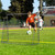 6.55FT Football Goal with Field Ropes, Galvanized Pipe-Including Two Football-Goal for Kids and Adults,Silver