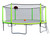 15FT Trampoline with Basketball Hoop Inflator and Ladder(Inner Safety Enclosure) Green