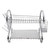 2 Tier Dish Drying Rack Drainer Stainless Steel Kitchen Cutlery Holder Shelf