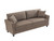 Leisure Loveseat Furniture with Hardwood Frame; Mid-Century Upholstered Couch for Living Room