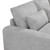 U_Style Modern Large L-Shape Feather Filled Sectional Sofa, Convertible Sofa Couch with Reversible Chaise for Living Room