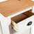 Sideboard Hill White 18.1"x13.8"x31.5" Solid Pine Wood