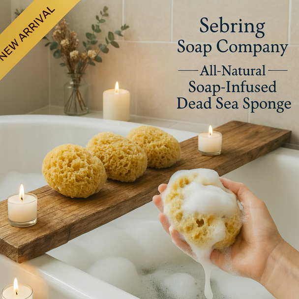 Sebring Soap–Infused Dead Sea Sponge