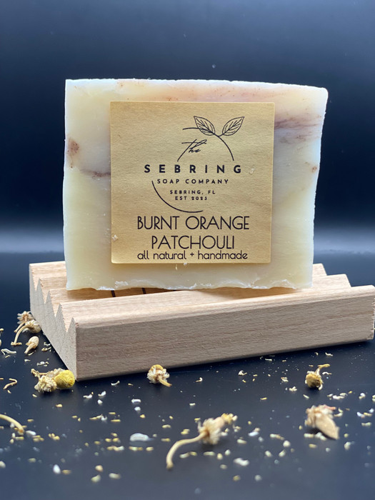 Burnt Orange Patchouli Soap