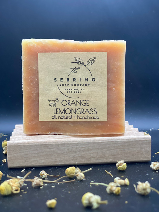 Orange Lemongrass Goat Milk Soap