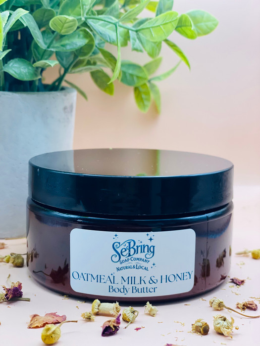 Oatmeal Milk and Honey Natural Body Butter with Aloe