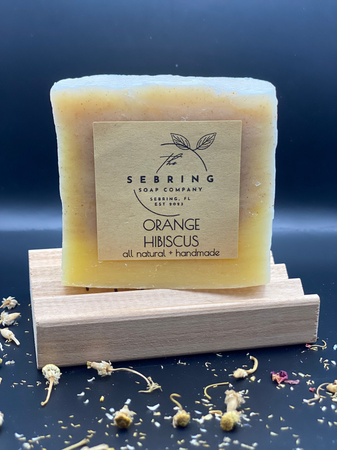 Orange Hibiscus Soap