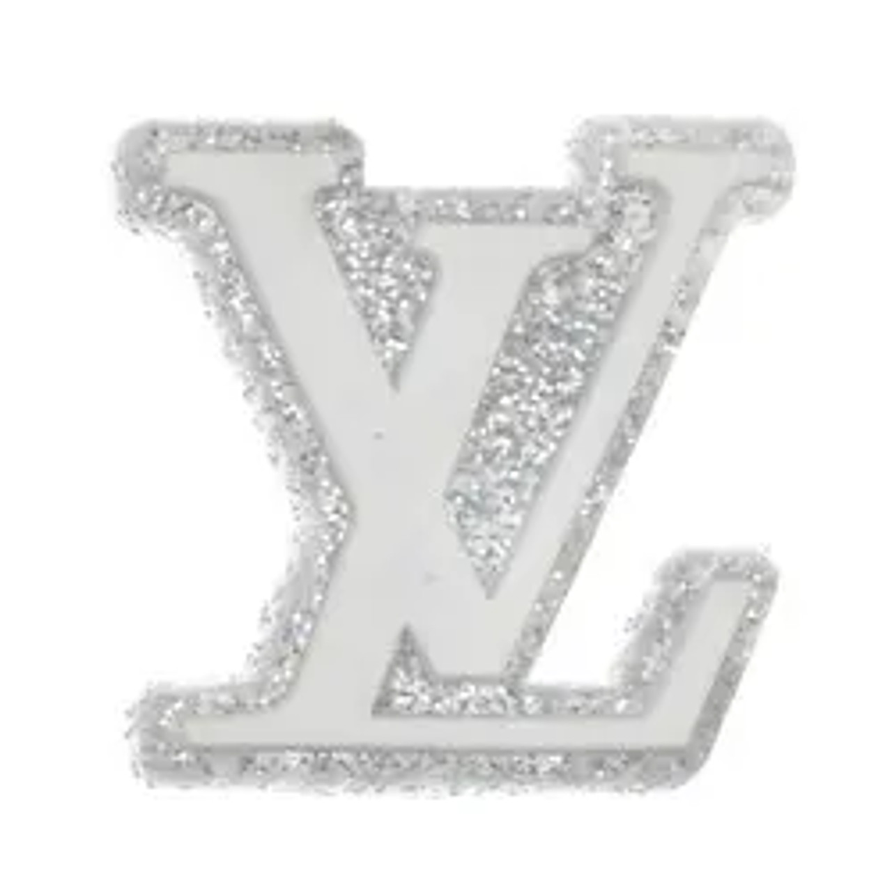 Glitter LV Croc Charm