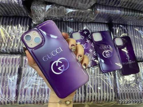Gucci Purple Glossy TPU case