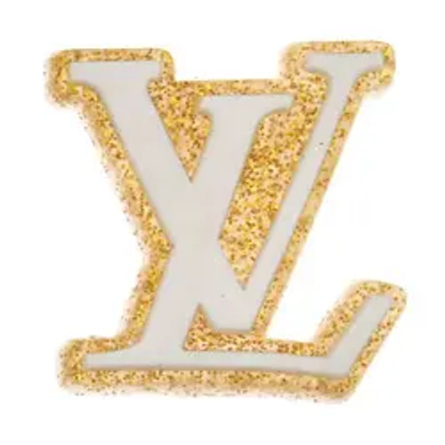 Glitter LV Croc Charm