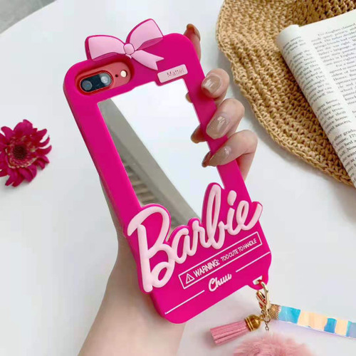 Barbie Silicone Mirror case