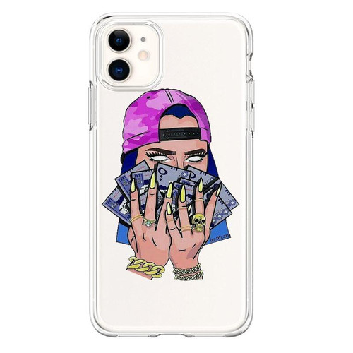 Blinded stacks transparent case Blinded stacks transparent case