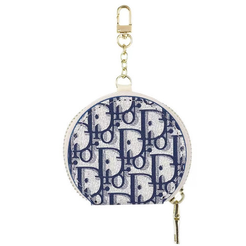 Blue Dior pouch keychain Airpod Case Blue Dior pouch keychain Airpod Case
