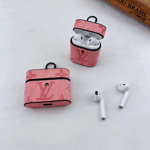 Pink LV Airpod Case - Dopephonecases