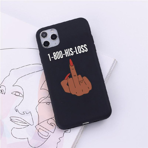 His loss finger black case His loss finger black case