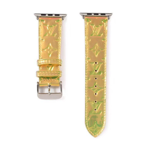 Green hologram LV Apple Watch band