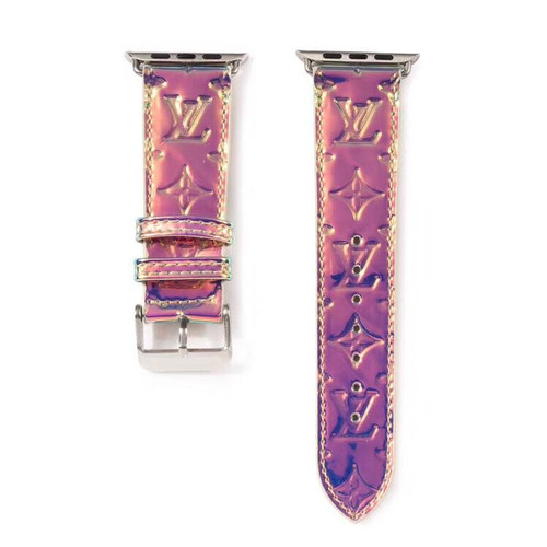 Purple hologram LV Apple Watch band Dopephonecases