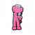 Pink Kaws Grover Croc Charm