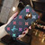 Black Colorful LV leather galaxy case