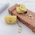 LV Faux Wood Yellow Keychain Purse Airpod Case