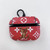 Red Metal stamp LV Airpod Case